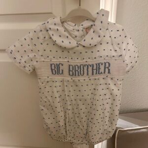 Cecil and Lou smocked “Big Brother” bubble